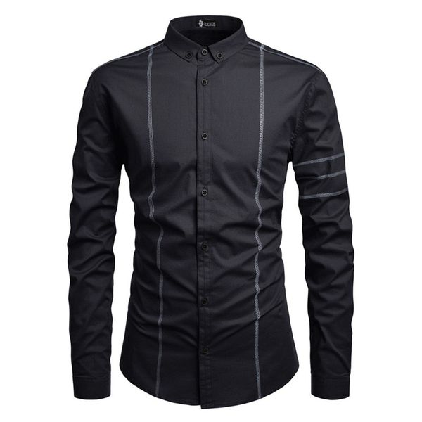 Spring Mens Panelled Casual Shirts Fashion Designer Male Long Sleeve Shirts Mens Turn Down Collar Clothing
Spring Mens Panelled Casual Shirts Fashion Designer Male Long Sleeve Shirts Mens Turn Down Collar Clothing