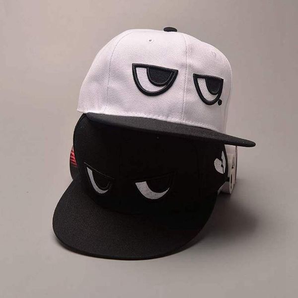 summer cotton baseball cap black white eyes hip hop dad hat men women adjustable snapback flat cap, Blue;gray
summer cotton baseball cap black white eyes hip hop dad hat men women adjustable snapback flat cap, Blue;gray