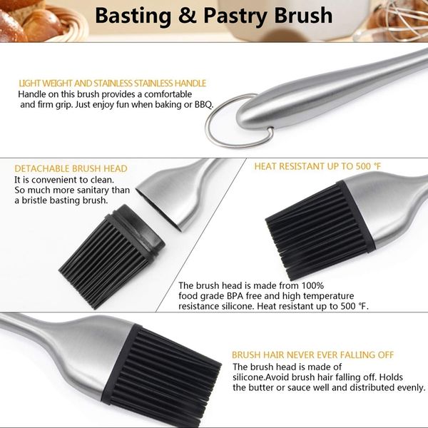 dough blender stainless steel pastry cutter set, pastry blender+dough scraper + pastry brush, professional dough cutter/blender other bakewa
dough blender stainless steel pastry cutter set, pastry blender+dough scraper + pastry brush, professional dough cutter/blender other bakewa