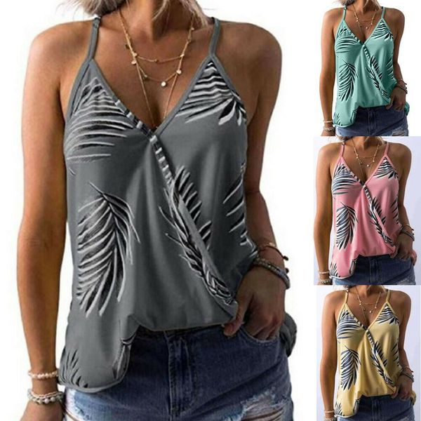 2019 ladies print loose camis women summer casual boho vest sleeveless loose v-neck tank, White
2019 ladies print loose camis women summer casual boho vest sleeveless loose v-neck tank, White