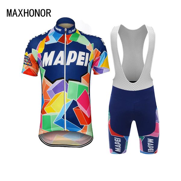 cycling jersey men sets short-sleeve classic jersey set 3d gel pad maillot bike clothing retro cycling bib pants maxhonor, Black;blue
cycling jersey men sets short-sleeve classic jersey set 3d gel pad maillot bike clothing retro cycling bib pants maxhonor, Black;blue