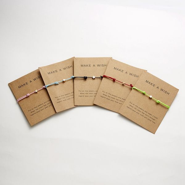 20pcs fashion star wax line adjustable paper card bracelet for women girls birthday party christmas gift c-65, Golden;silver
20pcs fashion star wax line adjustable paper card bracelet for women girls birthday party christmas gift c-65, Golden;silver