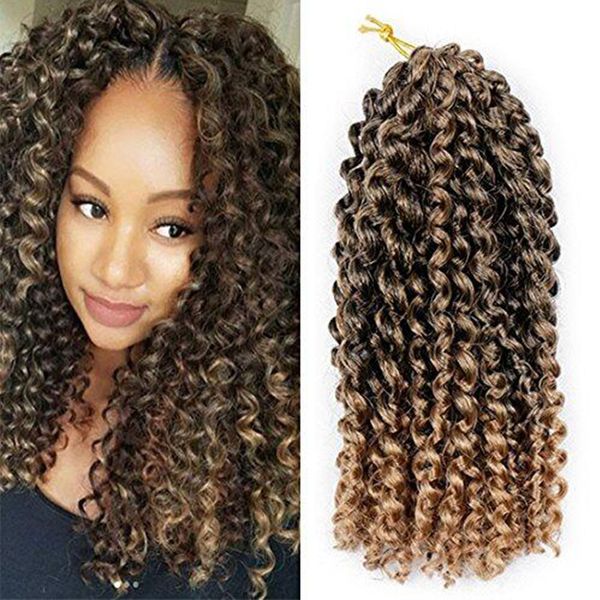 pack of 3 ombre color marlybob crochet braiding hair afro kinky curly jerry curl braids kanekalon synthetic hair extensions (10, Black
pack of 3 ombre color marlybob crochet braiding hair afro kinky curly jerry curl braids kanekalon synthetic hair extensions (10, Black