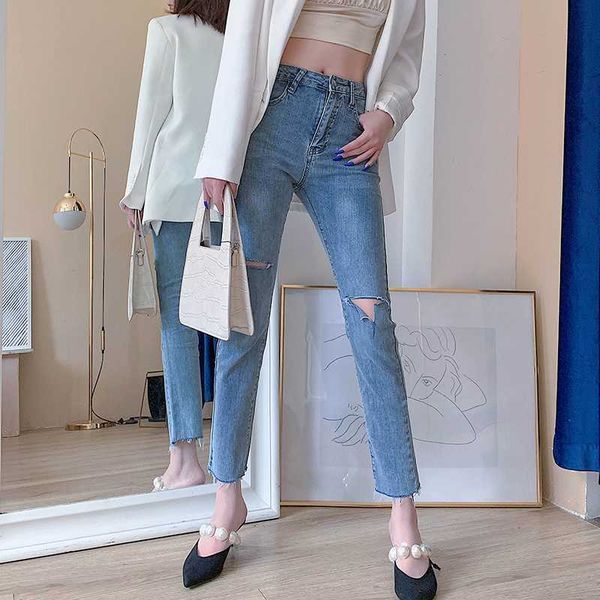 new women summer jeans trousers straight casual denim pant high waist ripped tassel streetwear ankle-leng pants 2020 w033, Blue
new women summer jeans trousers straight casual denim pant high waist ripped tassel streetwear ankle-leng pants 2020 w033, Blue