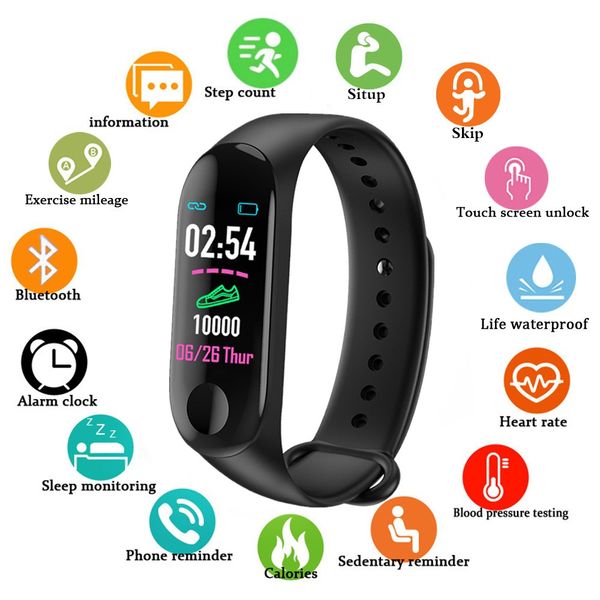sport smart band bracelet m3 waterproof smart wristbands smartband fitness tracker watch pk mi band 3 4, Slivery;brown
sport smart band bracelet m3 waterproof smart wristbands smartband fitness tracker watch pk mi band 3 4, Slivery;brown