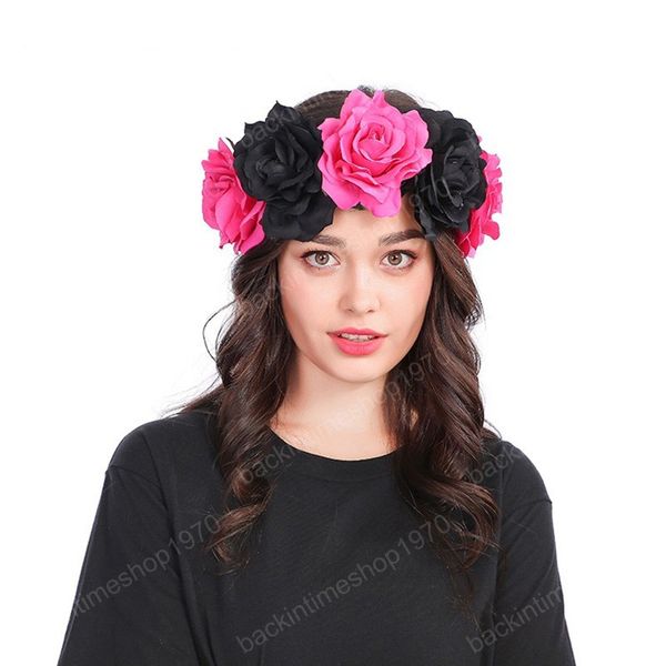 new wedding elastic flower headband big flower crown boho wreath bridesmaid garland sweet elastique cheveux bride hair accessories, Slivery;white
new wedding elastic flower headband big flower crown boho wreath bridesmaid garland sweet elastique cheveux bride hair accessories, Slivery;white