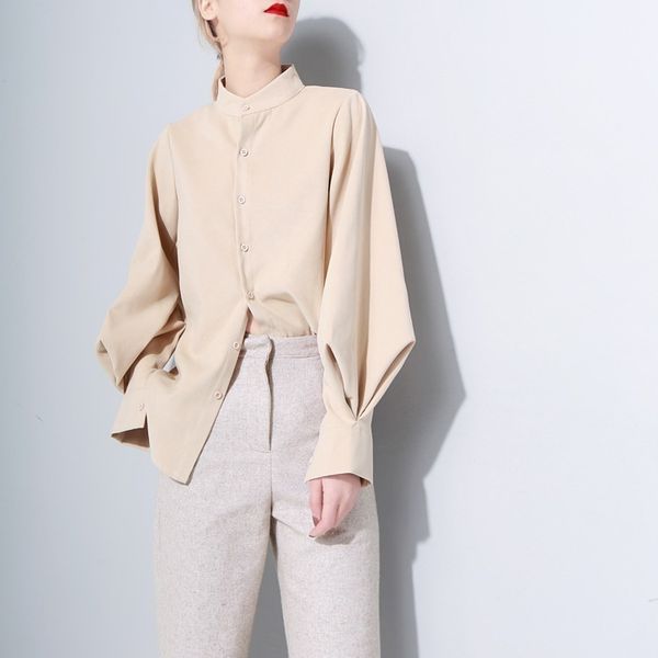 shirt woman design feel niche 2019 jacket lantern sleeve ins shirt woman long sleeve jacket, Black;brown
shirt woman design feel niche 2019 jacket lantern sleeve ins shirt woman long sleeve jacket, Black;brown