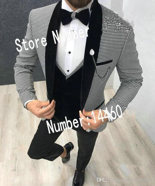 new design one button houndstooth groom tuxedos shawl lapel groomsmen mens suits wedding/prom/dinner blazer (jacket+pants+vest+tie) k268, Black;gray
new design one button houndstooth groom tuxedos shawl lapel groomsmen mens suits wedding/prom/dinner blazer (jacket+pants+vest+tie) k268, Black;gray