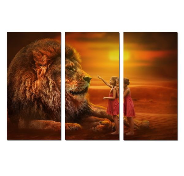 3 panels modern fantasy animal awesome lion landscape print painting canvas wall art gift picture office living room home decor hyp-a1120
3 panels modern fantasy animal awesome lion landscape print painting canvas wall art gift picture office living room home decor hyp-a1120