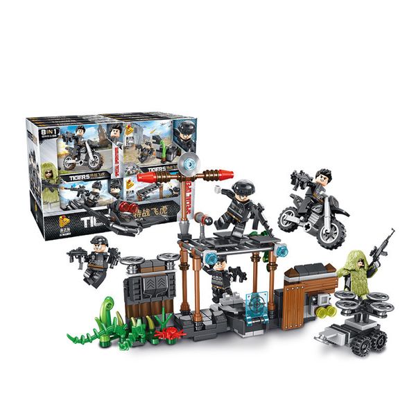 pls building block model toy, swat fight team, shock worker, investigator, 8 in one diversified combination, for kid birthday christmas gift
pls building block model toy, swat fight team, shock worker, investigator, 8 in one diversified combination, for kid birthday christmas gift