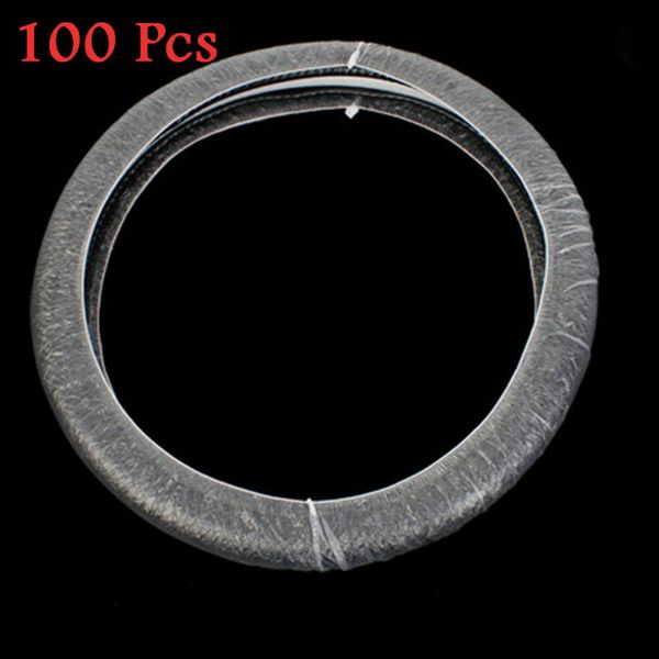 100pcs new clear white plastic disposable truck car steering wheel covers films
100pcs new clear white plastic disposable truck car steering wheel covers films