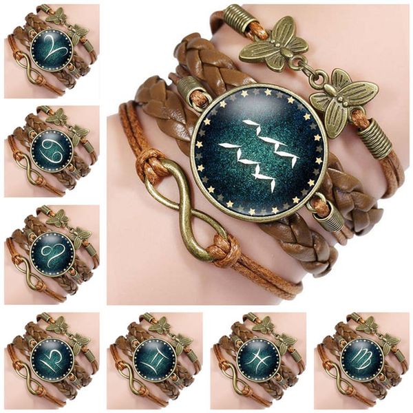 twelve constellation men and women hand-woven multi-layer retro combination bracelet factory direct dab145 charm bracelets jewelry bracelet, Golden;silver
twelve constellation men and women hand-woven multi-layer retro combination bracelet factory direct dab145 charm bracelets jewelry bracelet, Golden;silver