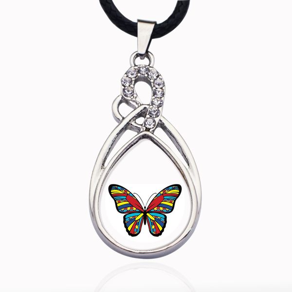 autism awareness butterfly circle charm necklace jewelry fashion popular beads chain crystal grain pendant necklace, Bronze;silver
autism awareness butterfly circle charm necklace jewelry fashion popular beads chain crystal grain pendant necklace, Bronze;silver