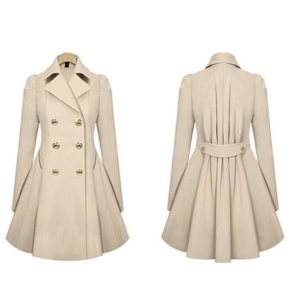womens overcoat turn-down collar slim outerwear button clothing 2019 female coats winter trench coat fashion solid color, Tan;black
womens overcoat turn-down collar slim outerwear button clothing 2019 female coats winter trench coat fashion solid color, Tan;black