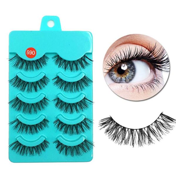 5 pairs synthetic fiber lashes natural false eyelashes stem exaggerated false eye lashes makeup eyelash extension eyelashes
5 pairs synthetic fiber lashes natural false eyelashes stem exaggerated false eye lashes makeup eyelash extension eyelashes