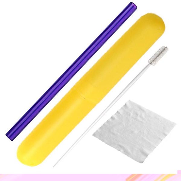 1pc reusable glass straw with cleaning brush wedding birthday party straws for drinking whisky cocktail bar accessories
1pc reusable glass straw with cleaning brush wedding birthday party straws for drinking whisky cocktail bar accessories