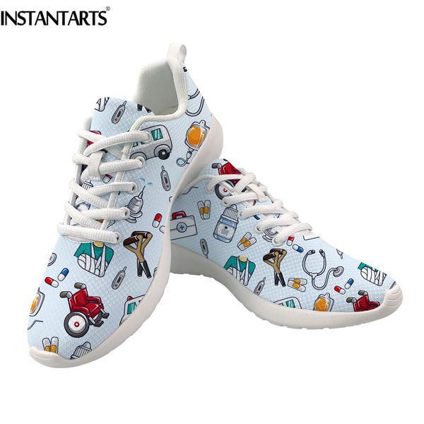 instantarts hospital equipment nursing sneakers woman cute nurse print breath mesh flat shoes lady spring lacing running shoes, Black
instantarts hospital equipment nursing sneakers woman cute nurse print breath mesh flat shoes lady spring lacing running shoes, Black