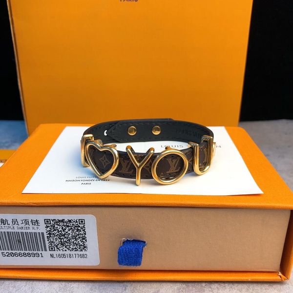 designer bracelet luxury designer jewelry women bracelets monogram canvas leather gold metal letters mens bracelets louis jewelry love brace, Black
designer bracelet luxury designer jewelry women bracelets monogram canvas leather gold metal letters mens bracelets louis jewelry love brace, Black