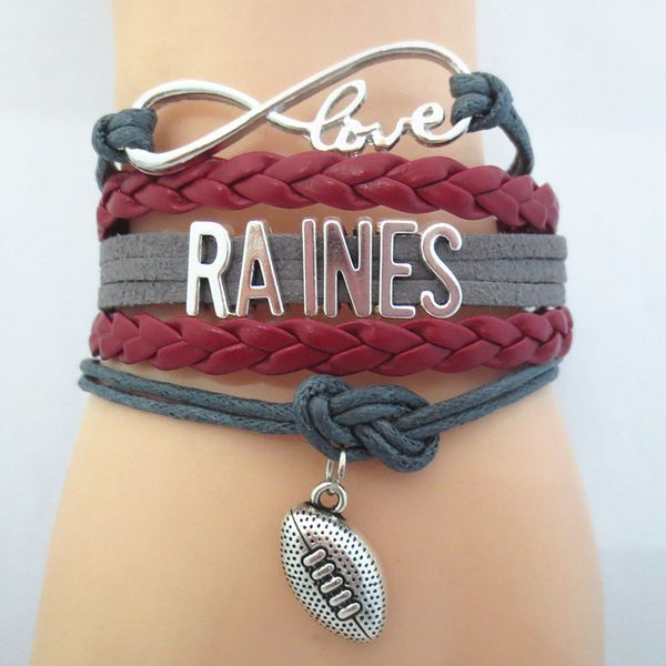ювелирные изделия infinity love raines футбольная команда колледжа браслет maroon серый браслет подарки дружбы b09194, Golden;silver
ювелирные изделия infinity love raines футбольная команда колледжа браслет maroon серый браслет подарки дружбы b09194, Golden;silver