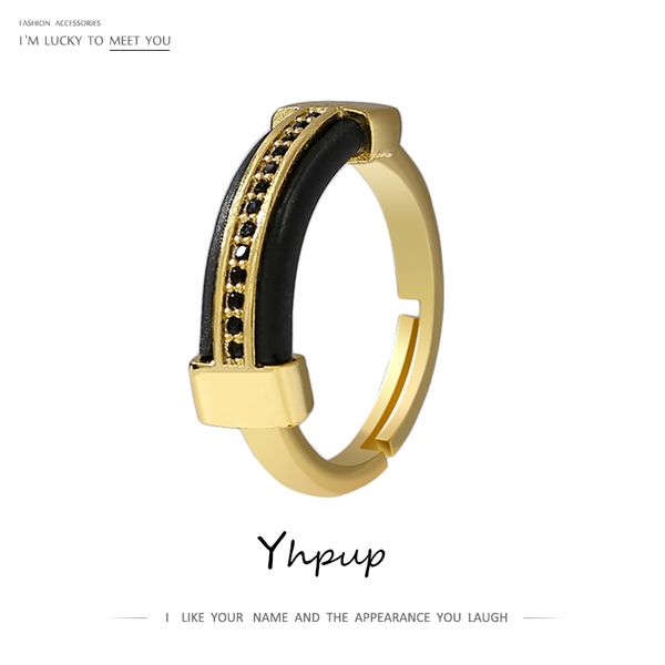 yhpup trendy leather round adjustable ring for women luxury rhinestone copper finger ring jewelry anillos mujer accessories 2020, Golden;silver
yhpup trendy leather round adjustable ring for women luxury rhinestone copper finger ring jewelry anillos mujer accessories 2020, Golden;silver