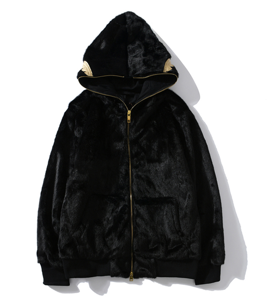 winter brand jackets thick furry coat fluffy windbreaker downy hoodie outwear golden street fashion casual shark high luxury b101091l, Black
winter brand jackets thick furry coat fluffy windbreaker downy hoodie outwear golden street fashion casual shark high luxury b101091l, Black