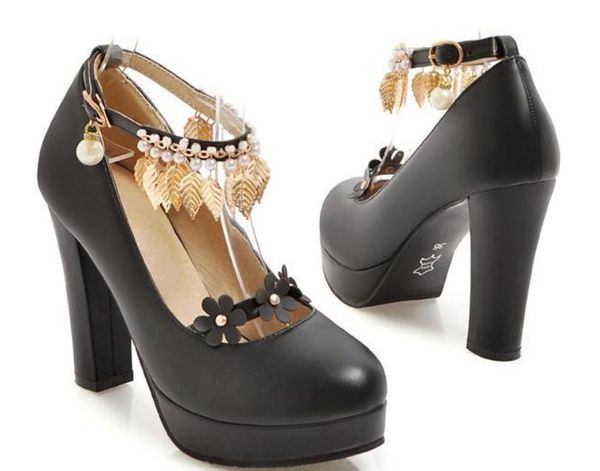 2019 women's shoes in spring and autumn with new style high heel coarse heel round head waterproof table#67, Black
2019 women's shoes in spring and autumn with new style high heel coarse heel round head waterproof table#67, Black