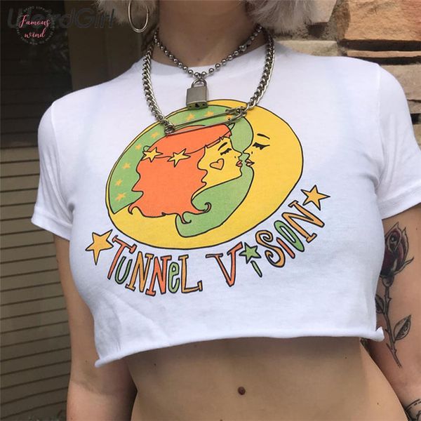 женщины мультфильм печати письмо тенниски вскользь femme тройники o шеи с коротким рукавом девочка сыпучие crop топы женщины топы лето новый, White
женщины мультфильм печати письмо тенниски вскользь femme тройники o шеи с коротким рукавом девочка сыпучие crop топы женщины топы лето новый, White