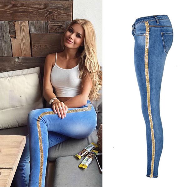 women denim jeans women designer pants waist low side stripe skinny jeans women embroidered sequin high street push up calca denim, Blue
women denim jeans women designer pants waist low side stripe skinny jeans women embroidered sequin high street push up calca denim, Blue