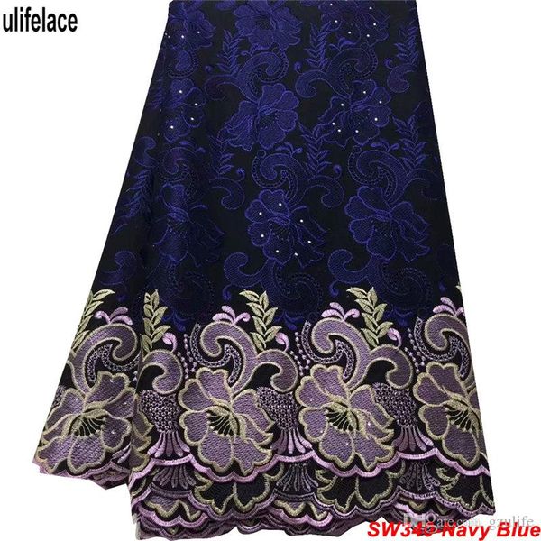 african dry lace fabric in navy blue 100% cotton swiss voile lace in switzerland for african sewing voile lace fabric for dress sw-340, Black;white
african dry lace fabric in navy blue 100% cotton swiss voile lace in switzerland for african sewing voile lace fabric for dress sw-340, Black;white