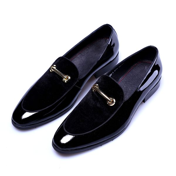 new men dress shoes patent leather luxury fashion groom wedding shoes men luxury italian style oxford shoes, Black
new men dress shoes patent leather luxury fashion groom wedding shoes men luxury italian style oxford shoes, Black