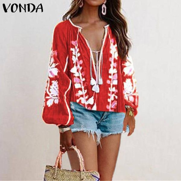 vonda deep v-neck blouse womens lantern sleeve floral printed shirts 2020 autumn fashion elegant tosp casual loose s-5xl, White
vonda deep v-neck blouse womens lantern sleeve floral printed shirts 2020 autumn fashion elegant tosp casual loose s-5xl, White