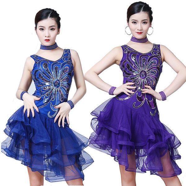 2019 women latin jazz dance dress performance sequin beaded embroidery girls lady salsa/ballroom/tango/cha cha competition, Black;red
2019 women latin jazz dance dress performance sequin beaded embroidery girls lady salsa/ballroom/tango/cha cha competition, Black;red