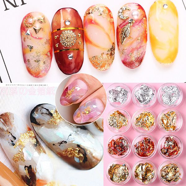 12box/set gold silver irregular aluminum foils paper gold 3d colorful flakes diy uv gel polish nail art sticker decorations tips, Silver;gold
12box/set gold silver irregular aluminum foils paper gold 3d colorful flakes diy uv gel polish nail art sticker decorations tips, Silver;gold