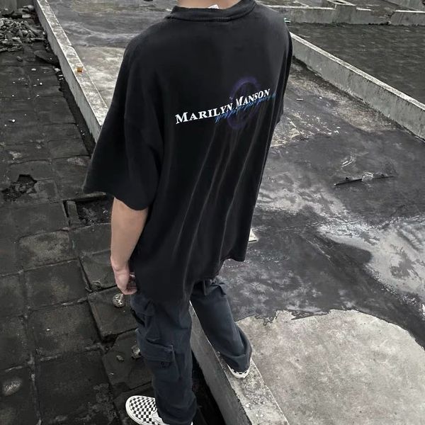 marilyn short street selling print sleeves tee vintage skateboard t-shirt summer casual manson men women bkgxk, Black
marilyn short street selling print sleeves tee vintage skateboard t-shirt summer casual manson men women bkgxk, Black