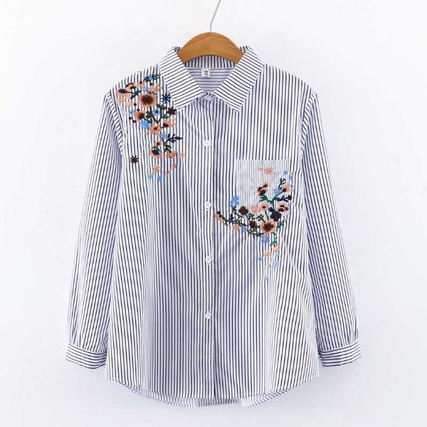 blusas mujer де moda 2020 цветочной вышивка полосатого шифон блузки рубашки с длинным рукавом блуза женщин женских топов и блузками c761, White
blusas mujer де moda 2020 цветочной вышивка полосатого шифон блузки рубашки с длинным рукавом блуза женщин женских топов и блузками c761, White