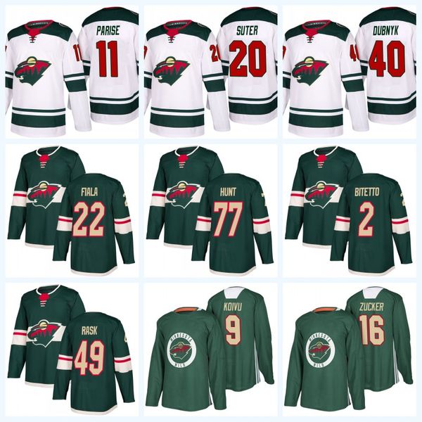 77 Brad Hunt Minnesota Wild 2019 Devan Dubnyk Zach Parise Kevin Fiala Jason Zucker 20 Ryan Suter Nick Seeler 9 Mikko Koivu Jersey
77 Brad Hunt Minnesota Wild 2019 Devan Dubnyk Zach Parise Kevin Fiala Jason Zucker 20 Ryan Suter Nick Seeler 9 Mikko Koivu Jersey
