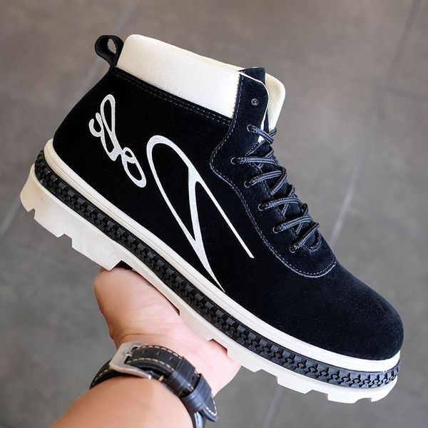 autumn winter new men's shoes england leather boots male boots snow male shoes winter casual shoe men short high quality, Black
autumn winter new men's shoes england leather boots male boots snow male shoes winter casual shoe men short high quality, Black