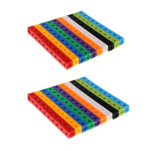 2 packs 100x early education baby gifts learning toys colorful math linking cubes
2 packs 100x early education baby gifts learning toys colorful math linking cubes
