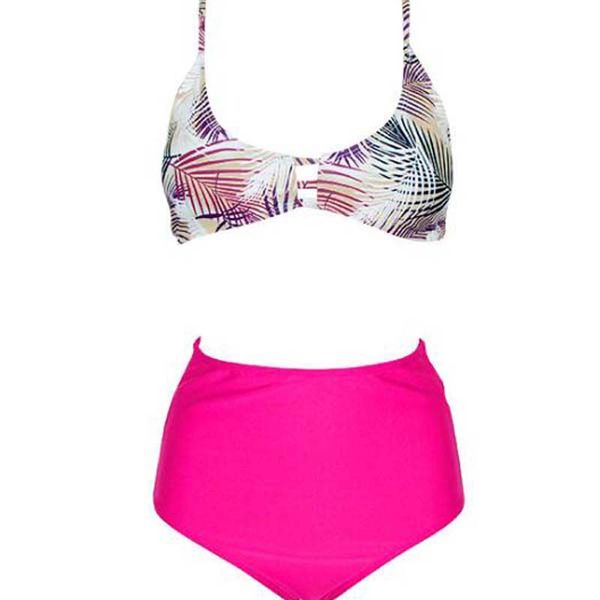 2019 new explosion models bikini print striped high waist swimwear split swimsuit, White;black
2019 new explosion models bikini print striped high waist swimwear split swimsuit, White;black