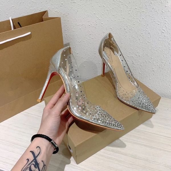 high-heeled shoes women's shoes glass glue pressure drilling 2020 new pointed female, Black
high-heeled shoes women's shoes glass glue pressure drilling 2020 new pointed female, Black