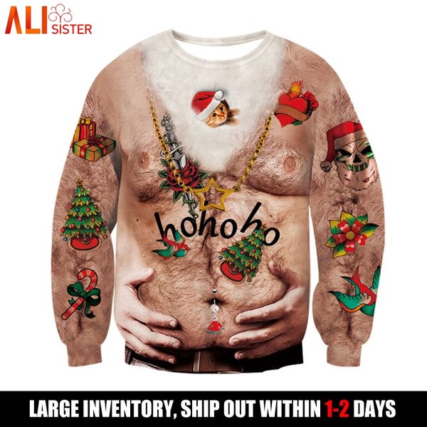 winter autumn funny christmas hoodies sweatshirt 3d chest hair print ugly pullovers moletom outerwear brand sportswear, Black
winter autumn funny christmas hoodies sweatshirt 3d chest hair print ugly pullovers moletom outerwear brand sportswear, Black