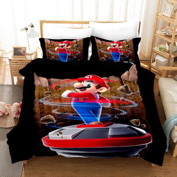funny super mario bros. duvet cover set bed clothes cartoon bedding set full size for children bedroom bedding clothes
funny super mario bros. duvet cover set bed clothes cartoon bedding set full size for children bedroom bedding clothes