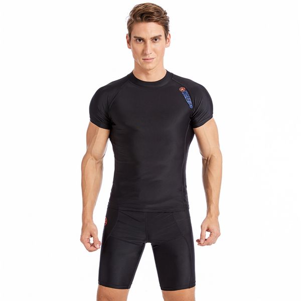 high elastic short sleeve men fitness outdoor water sports swimming diving suit snorkeling rash guard spearfishing surf sets
high elastic short sleeve men fitness outdoor water sports swimming diving suit snorkeling rash guard spearfishing surf sets