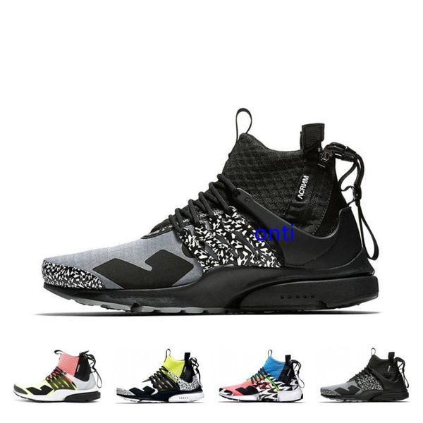 new sale acronym x presto mid running shoes men trainers women designer sports sneakers lava dynamic yellow racer pink cool grey, Black
new sale acronym x presto mid running shoes men trainers women designer sports sneakers lava dynamic yellow racer pink cool grey, Black