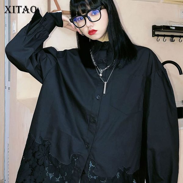 xitao vintage pleated blouse fashion new women 2020 spring turn down collar full sleeve lace single breast shirt 3268, White
xitao vintage pleated blouse fashion new women 2020 spring turn down collar full sleeve lace single breast shirt 3268, White