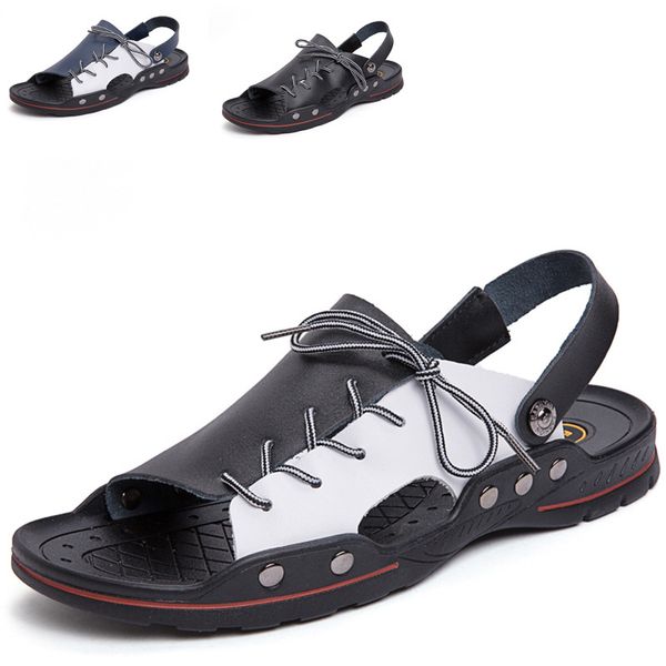 leather slippers men indoor slipper men's slippers massage slide mens sandals men flip flops schoenen shoes man, Black
leather slippers men indoor slipper men's slippers massage slide mens sandals men flip flops schoenen shoes man, Black