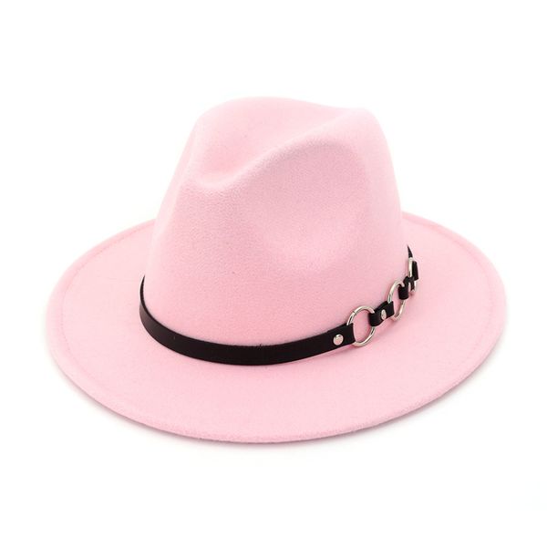 jazz fedora hats metal ring leather decorate wool felt hat fashion style wide brim panama fedoras trilby black for womens mens, Blue;gray
jazz fedora hats metal ring leather decorate wool felt hat fashion style wide brim panama fedoras trilby black for womens mens, Blue;gray