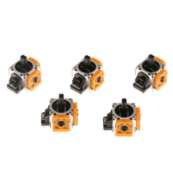 5 pieces analog 3d button joystick stick rocker sensor replacement for sony ps 4 - yellow
5 pieces analog 3d button joystick stick rocker sensor replacement for sony ps 4 - yellow