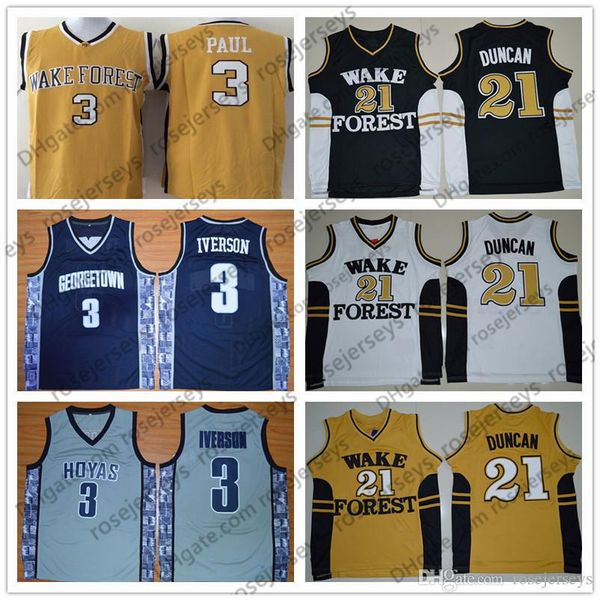 ncaa georgetown hoyas # 3 iiverson серый темно-синий синий ретро разбойник лес demon deacons # 21 дункан черный белый золотой аллен тим пол, Black
ncaa georgetown hoyas # 3 iiverson серый темно-синий синий ретро разбойник лес demon deacons # 21 дункан черный белый золотой аллен тим пол, Black