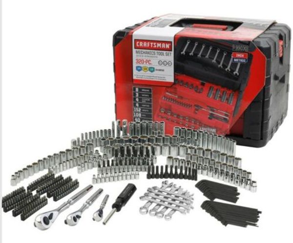

Detail about new craft man 320 piece mechanic 039 tool et with 3 drawer ca e box 320pc 9 99030